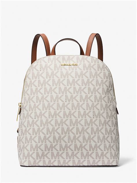 michael kors cindy bag review|Cindy Large Signature Logo Backpack .